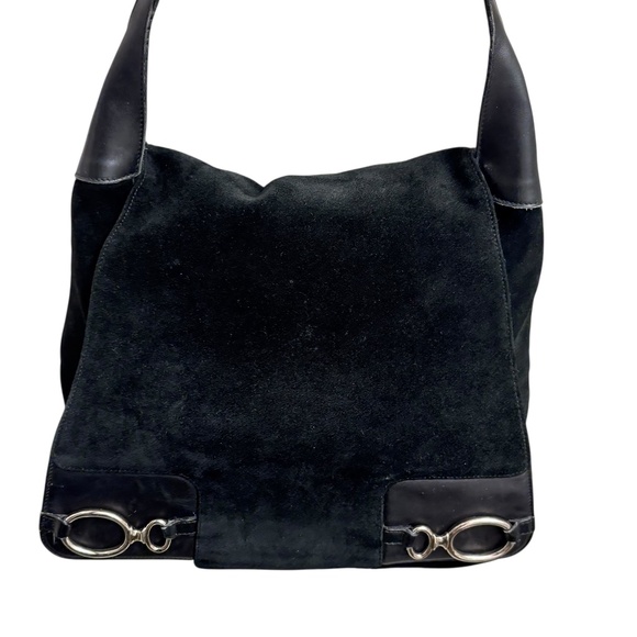 Balenciaga black suede leather vintage suede shoulder bag - Picture 1 of 16